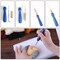 8 Pieces Needle Felting Kit, Needle Felting Starter Kit, 8 Colors Wool Roving for Needle Felting, Fibre Wool Yarn Roving with Plastic Storage Box, Wool Felt Tools with Felting Needles (Dark)